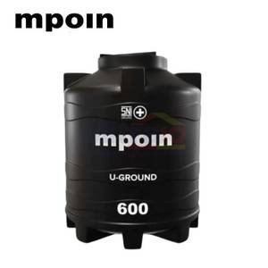 Mpoin Tangki Air U-ground Series U600 550 Liter Hitam