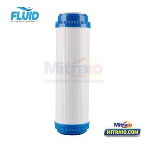 Fluid Kartrid Isi Refil Filter Air L/UDF 10 Inch 7cm x 7cm x 25cm Putih