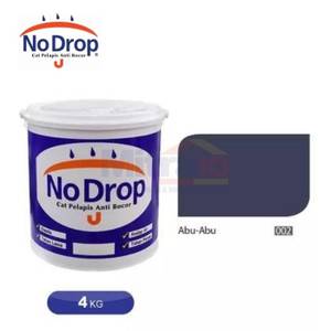 No Drop Cat Pelapis Anti Bocor 002 4 Kg Abu