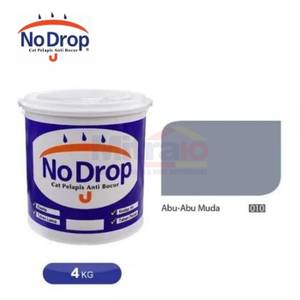 No Drop Cat Pelapis Anti Bocor 010 4 Kg Abu Muda