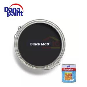 Danalac Cat Kayu Dan Besi 083-2814 Black Matt 0.9 Liter