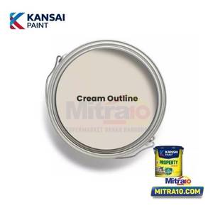 Kansai Property Cat Bagian Dalam Rumah 581-010 Cream Outline 5 Kg