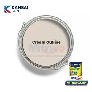 Kansai Property Cat Bagian Dalam Rumah 581-010 Cream Outline 25 Kg