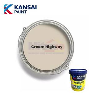 Kansai Property Cat Bagian Dalam Rumah 581-017 Cream Highway 25 Kg