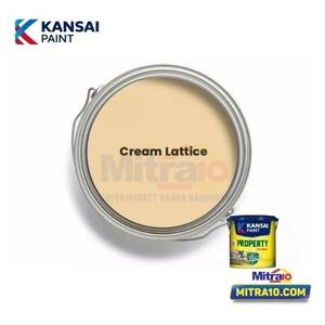 Kansai Property Cat Bagian Dalam Rumah 581-039 Cream Lattice 25 Kg