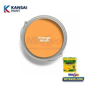 Kansai Property Cat Bagian Dalam Rumah 581-077 Spc Orange Resto 5 Kg