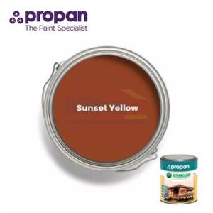 Ultran Lasur Cat Politur Kayu Exterior EL-501 Sunset Yellow 1 Liter