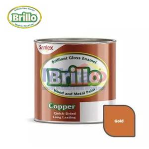 Brillo Cat Kayu Dan Besi Copper Metallic-4240 0.8 Liter