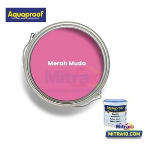 Aquaproof Waterproofing Cat Anti Bocor Merah Muda 1Kg