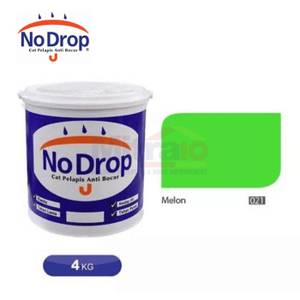 No Drop Cat Pelapis Anti Bocor 021 Melon 4 Kg Hijau