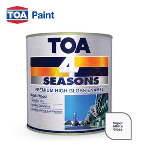 Toa 4 Seasons Cat Kayu Dan Besi H5731 Super White Gloss 0.9 Liter Kg