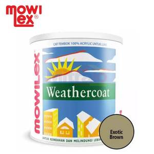 Mowilex Cat Tembok Exterior Weather Coat Exotic Brown E-8006 2,5 Liter 