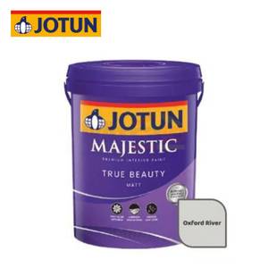 Jotun All New Majestic Cat Bagian Dalam Rumah Tb Matt Oxford River 18 Liter Abu