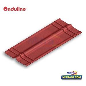 Onduline Nok Genteng 90x50x0.3 Cm Merah