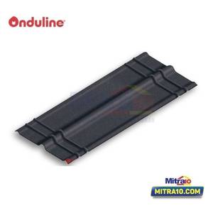 Onduline Nok Genteng 90x50x0.3 Cm Hitam