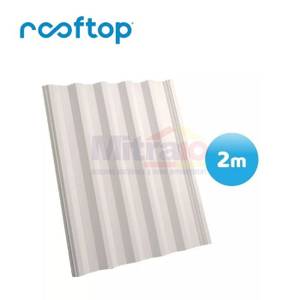 Rooftop Atap Gelombang 2 Meter Semi Tranparan (Set)