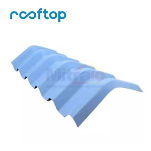 Rooftop Aksesoris Atap Nok 35x82 Cm Biru