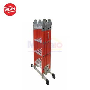 Zehn Tangga Lipat Fiberglass Q0235/4A 8 Step Orange