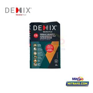 Demix Perekat Granite Ubin Lempengan Besar C5 25 Kg
