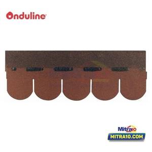 Bardoline Atap Flat Beaver Terracotta 100x34 Cm Coklat