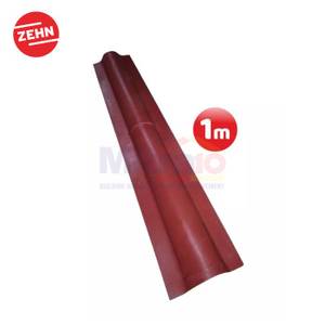 Zehn Aksesoris Genteng Upvc Roma Diagonal Ridge 1 Meter Hitam
