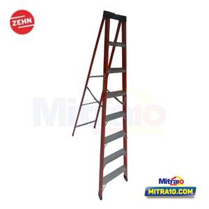 Zehn Tangga Fiberglass 8 Pijakan Q0201-8 247 cm Merah