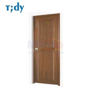 Tidy Pintu Kamar Mandi Pvc + Handle Bukaan Kanan J032 71X195 Cm Coklat (Red Wood)