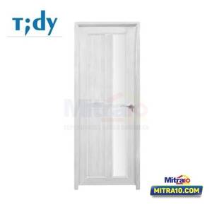 Tidy Pintu Kamar Mandi Pvc + Handle Bukaan Kiri J017 71X195 Cm Putih