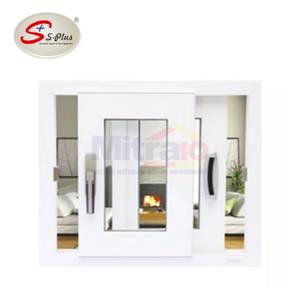 S-Plus Jendela Sliding Upvc SS6 100x120 Cm Putih