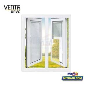 Venta Jendela Double Perangin Kanan + Kiri Upvc W2 100x120 Cm Putih