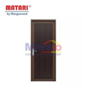 Marga Pintu Interior & Exterior Bukaan Kanan AL-250 80x200 Cm Coklat Walnut