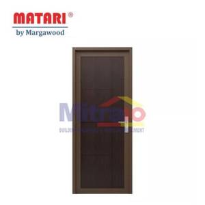 Marga Pintu Interior & Exterior Bukaan Kiri AL-250 80x200 Cm Coklat Walnut