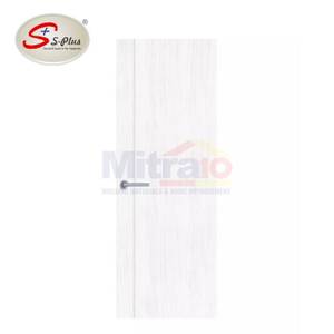 S-plus Pintu Interior Pvc Deco Bukaan Kanan/kiri Stream Uno W90 82x210 Cm Putih