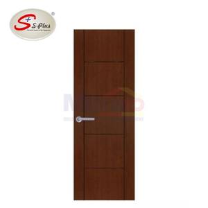 S-Plus Pintu Interior Pvc Deco Bukaan Kanan/Kiri BOARD Bridge 2 Uno W10 82x210 Cm Coklat