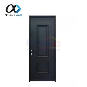Alphamax Pintu Interior & Exterior Full Panel Bukaan Kanan 9-PU2 90x220 Cm Hitam