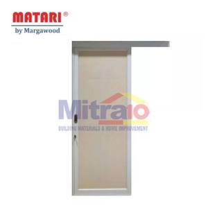 Marga Pintu Sliding Interior Aluminium Bukaan Kanan AL-101SD 80x200 Cm Putih