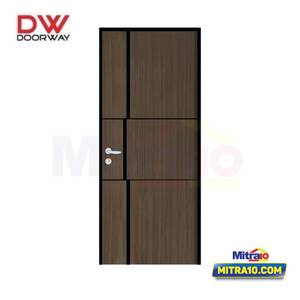 Doorway Pintu Alumunium Bukaan Kiri JWD2 80X200 Cm Urat Kayu