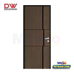 Doorway Pintu Alumunium Bukaan Kanan JWD2 80X200 Cm Urat Kayu