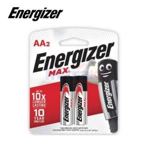 Energizer Batterai Type AA BP02 E91 Hitam (2 Pcs)