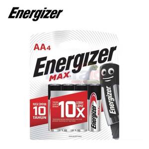 Energizer Batterai Type AA BP04 E91 Hitam (4 Pcs)