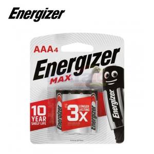 Energizer Batterai Type AA BP04 E92 Hitam (4 Pcs)