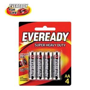Eveready Batterai Type AA BP04 1215 Hitam (4 Pcs)