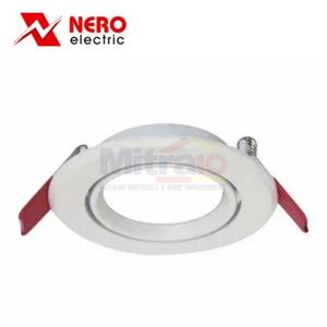 Nero Kap Lampu Bulat Armour MR16 7 Cm Putih