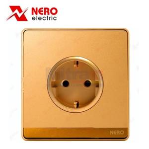 Nero Stop Kontak Decora Q716VG-G Gold