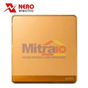 Nero Penutup Saklar Decora Q700-G Gold 