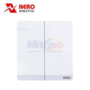 Nero Saklar Decora Q71621-W 2 Gang Putih