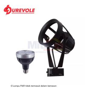 Durevole Rumah Lampu Sorot DN-WJK45 Hitam 40 W 220V