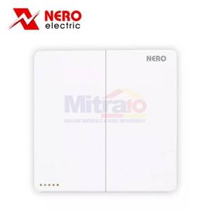 Nero Saklar Casa X21021-W 2 Gang Putih