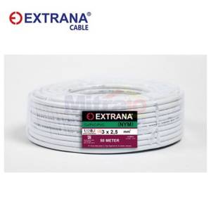 Extrana Kabel NYM 3x2.5 MM Putih (50 Meter/Roll)