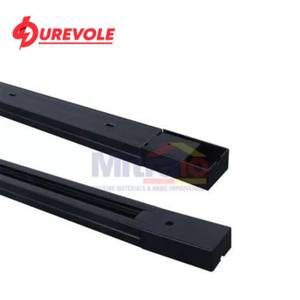Durevole Rel Lampu Gantung Spot Light 2 Fiting 1 Meter Hitam